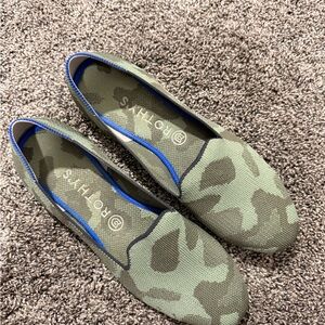 Rothy's Green Camouflage Women's Shoes Size 10